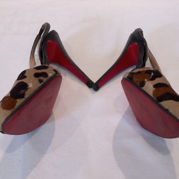 Deeply Discounted Louboutin Stiletto Heels Leopard Print - Picture 3 of 7